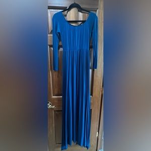 Pinkblush Maternity Dress - Teal, Size Small